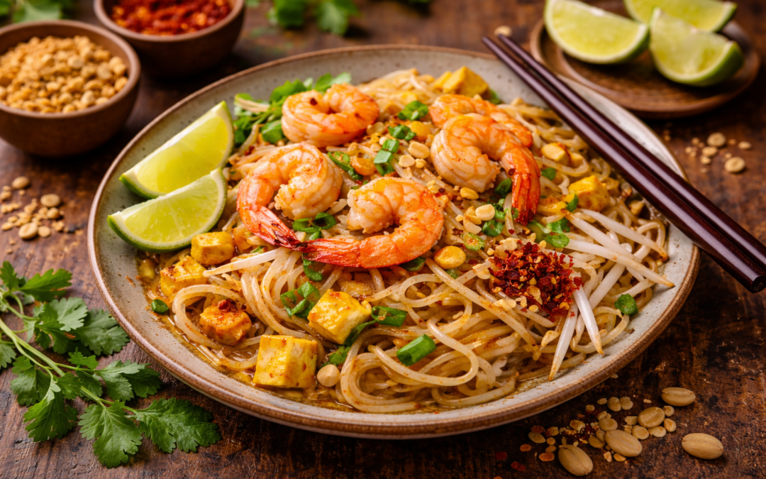 pad thai crevette recette